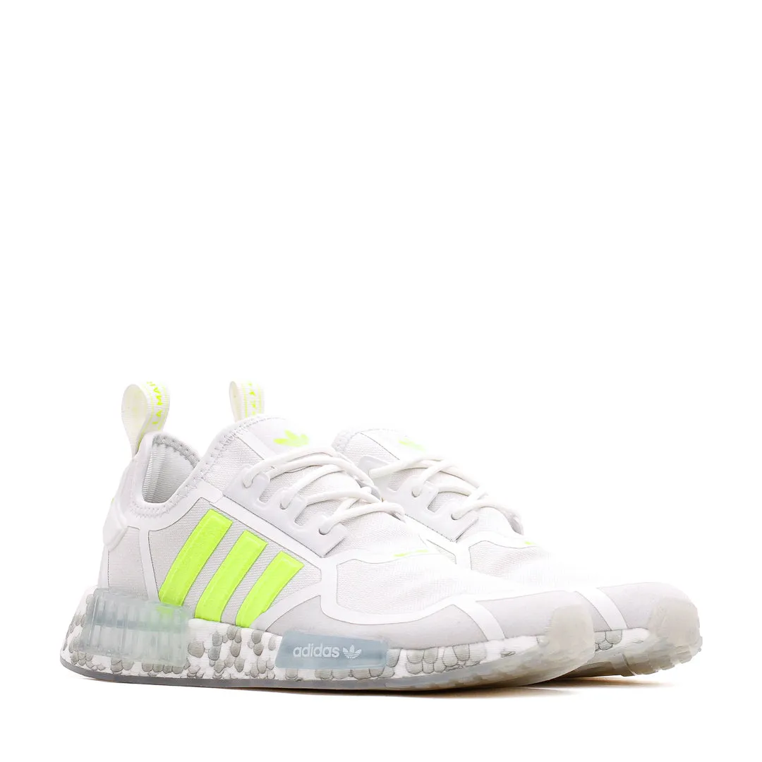 Silver Shine Adidas Originals Men NMD R1 Boost White GW5637