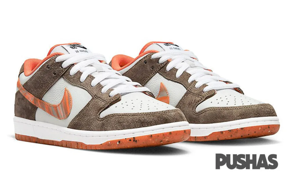 SB Dunk Low x Crushed D.C. 'Golden Hour' (2022) heel cup Zen Step
