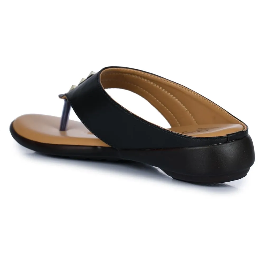 Senorita Casual (Black) Slipper For Women LAF-905 By Liberty Swift Path Pilates Cool