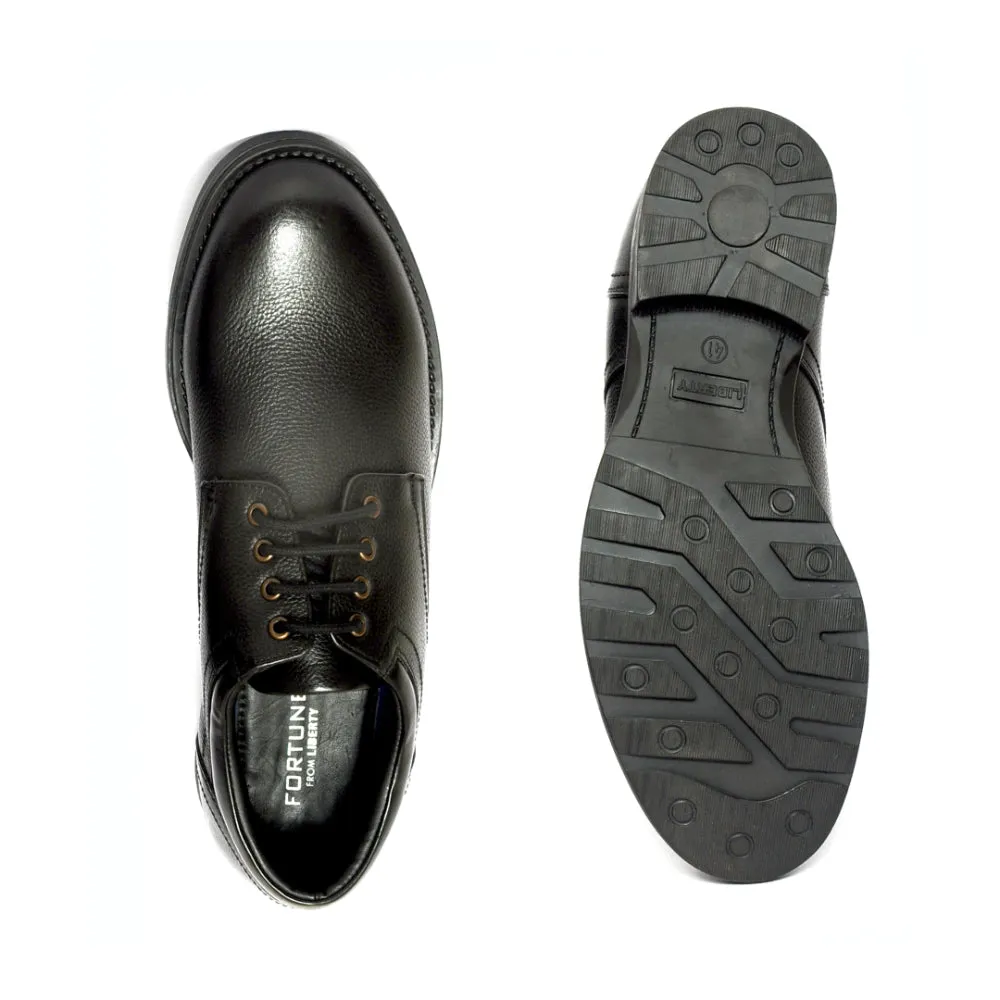 Calm Step Healers Formal Black Lace-Up Derby Shoes For Men GAS-C17 By Liberty