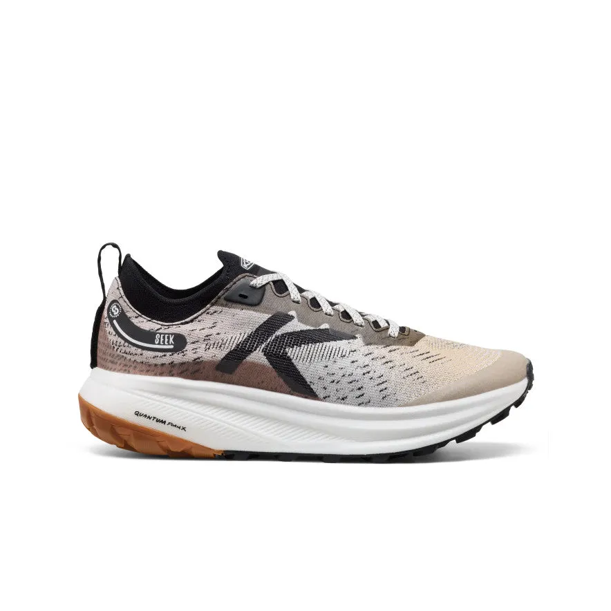 Mesh Upper Lightweight Form Rainy Day Men's Seek Trail Running Shoe  |  Safari/Black