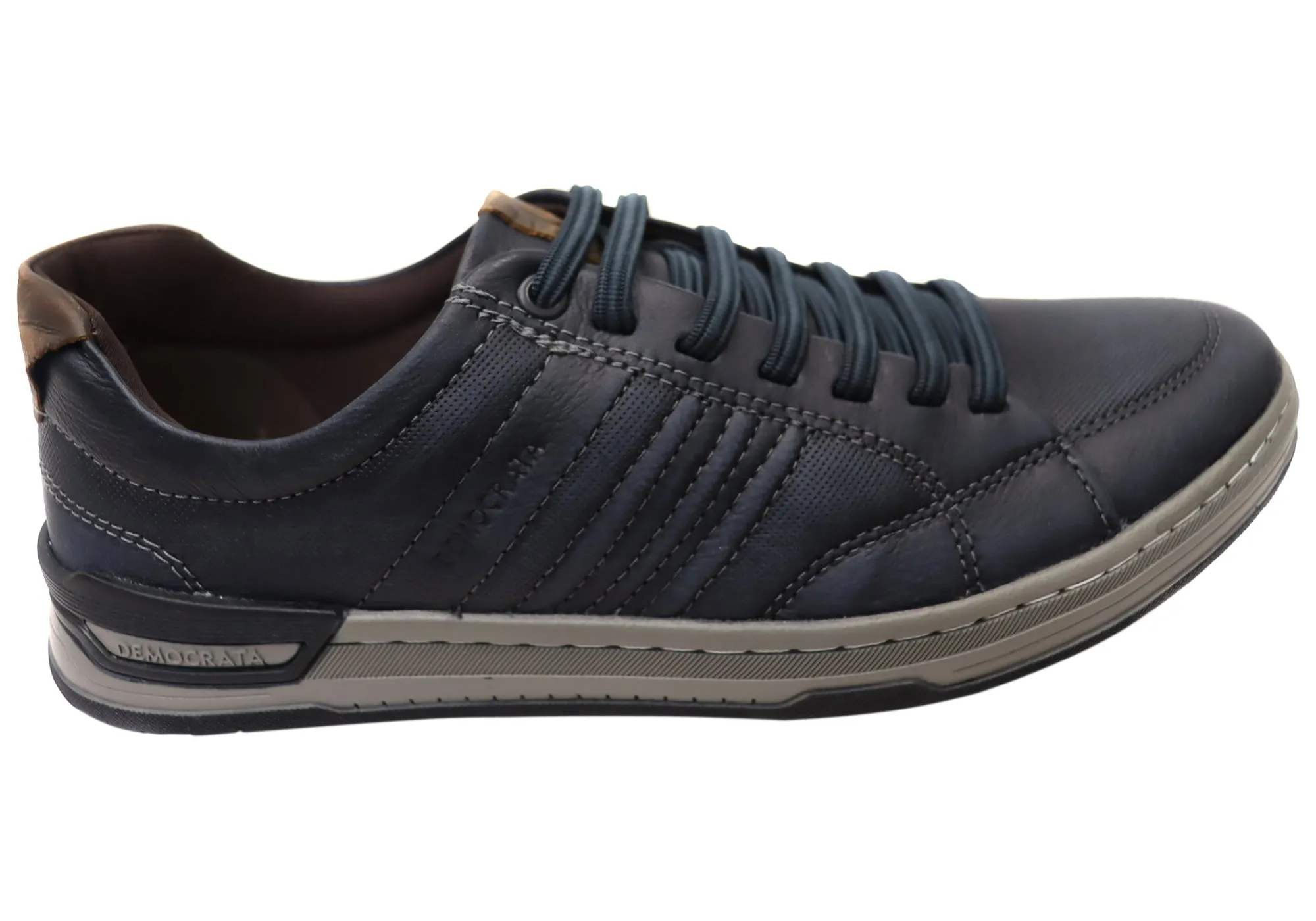 Democrata Tyler Mens Comfortable Leather Casual Shoes Made In Brazil High Quality All terrain