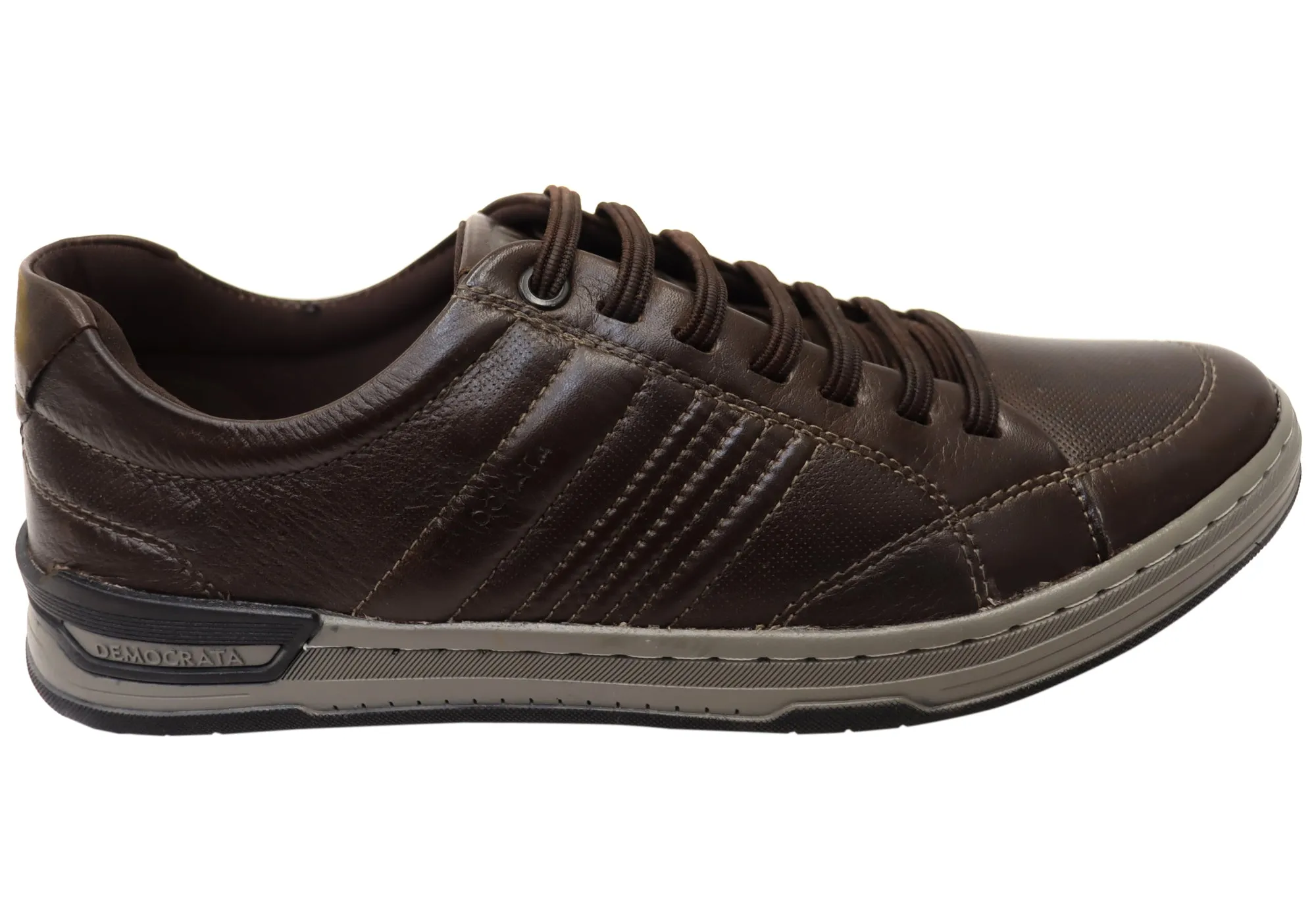 Floral Pop Morning Hike Democrata Tyler Mens Comfortable Leather Casual Shoes Made In Brazil