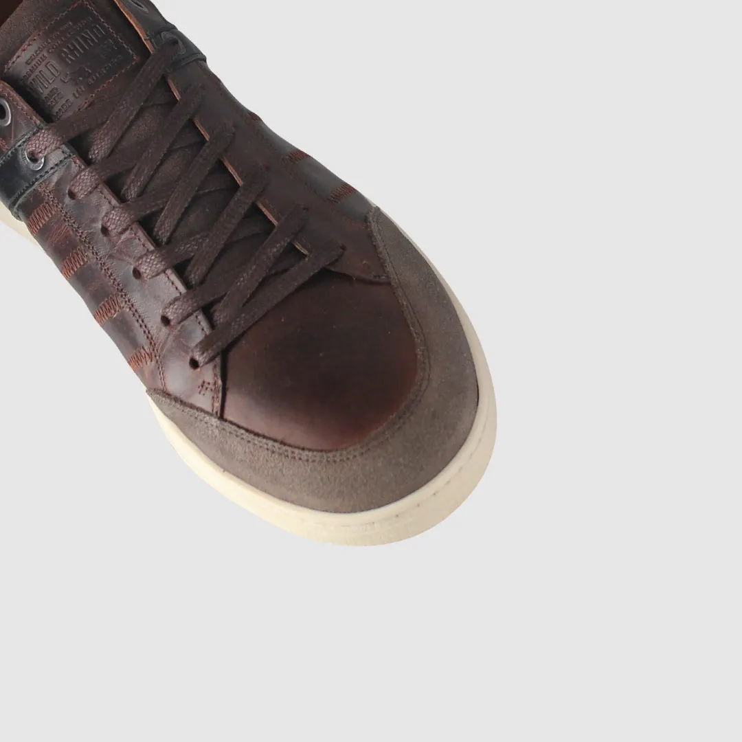 Crisp Casual Shoes Dark Brown Punch Step Move Naturally