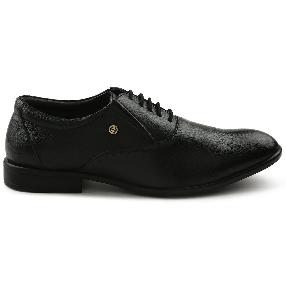Gala Reception Healers Black Formal Lacing Oxford Shoes For Men U993-18 By Liberty
