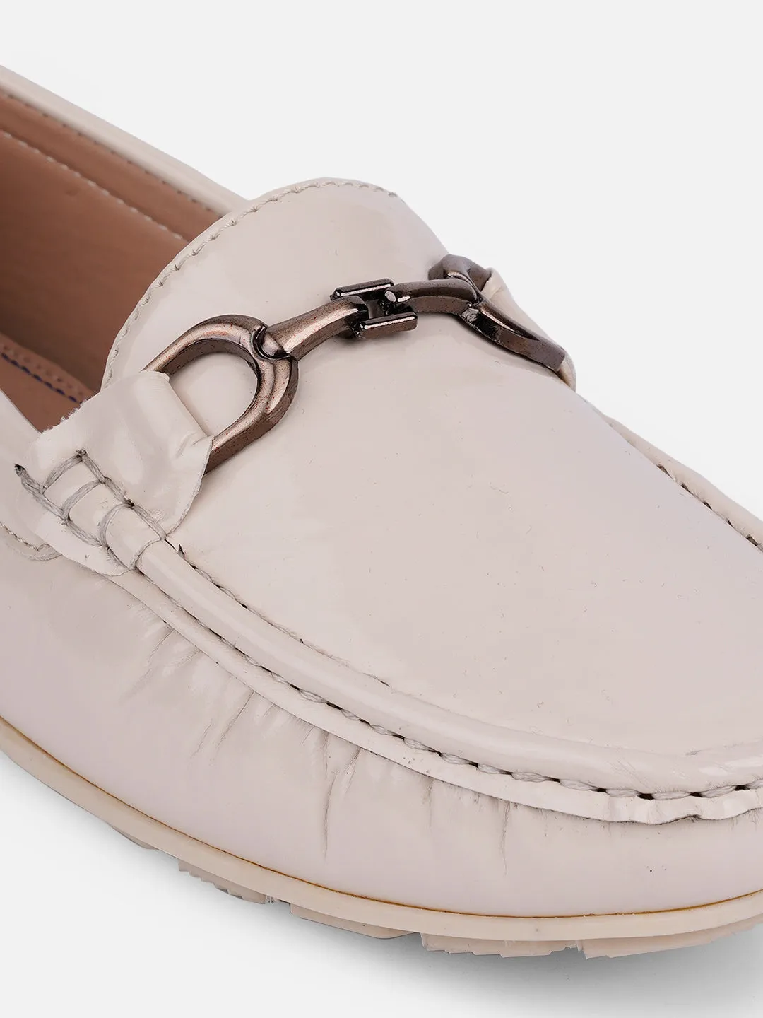 Pure Function Pure Fit Women's Cream Soft & Flexy Loafers (IU2006)