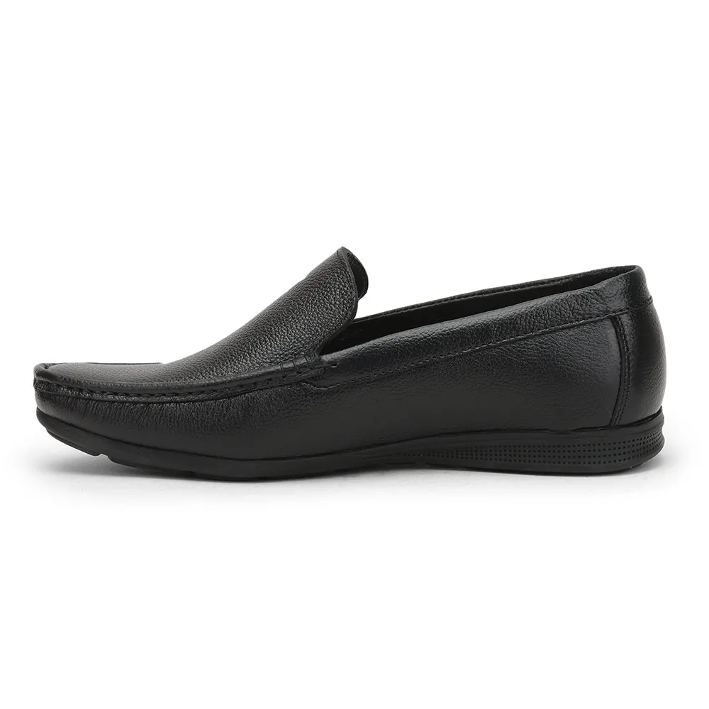 First Step Fortune (Black) Casual Loafer Shoes For Men HOL-106 By Liberty