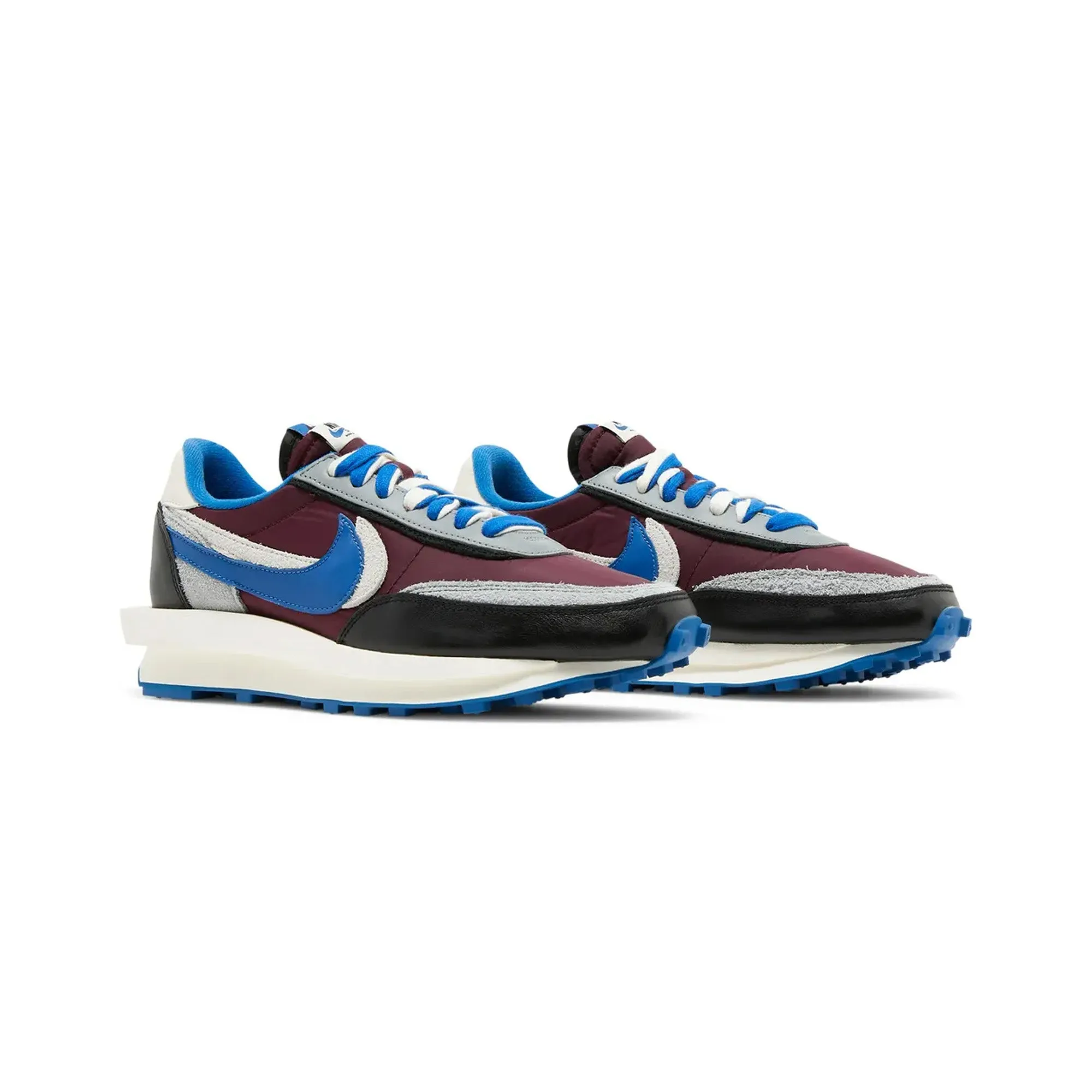 Zip Up Grace Walk Nike LDWaffle x Sacai x Undercover 'Night Maroon Team Royal'
