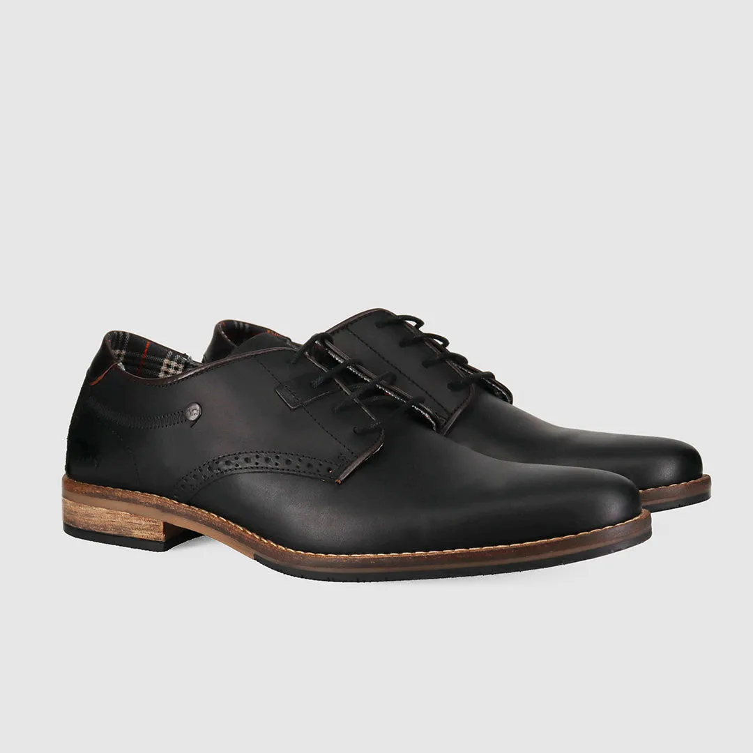 Greco Dress Shoes Black Spring step Pad Step