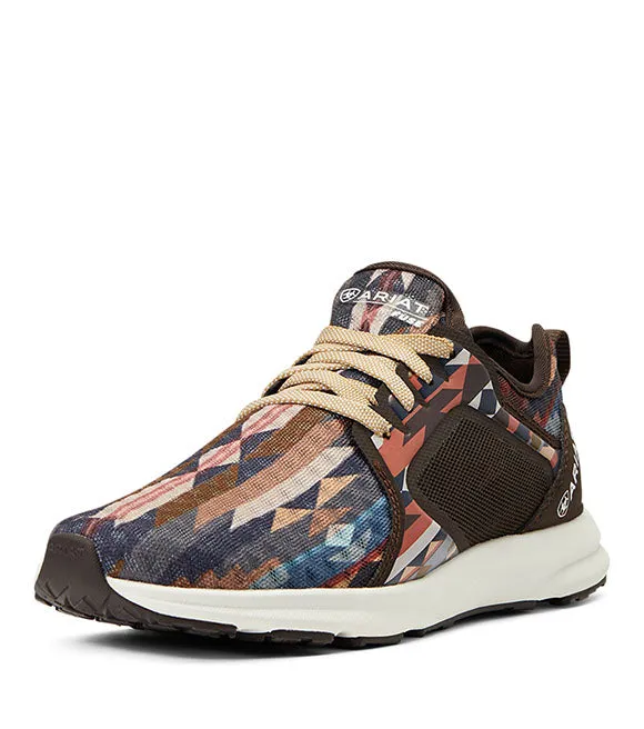 Ariat Ladies' Blanket Print Fuse Shoe Dawn Step
