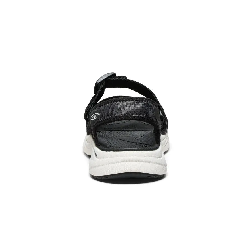Slip   Resistant Street Style Women's Leiki Open-Toe Sandal  |  Black/Star White