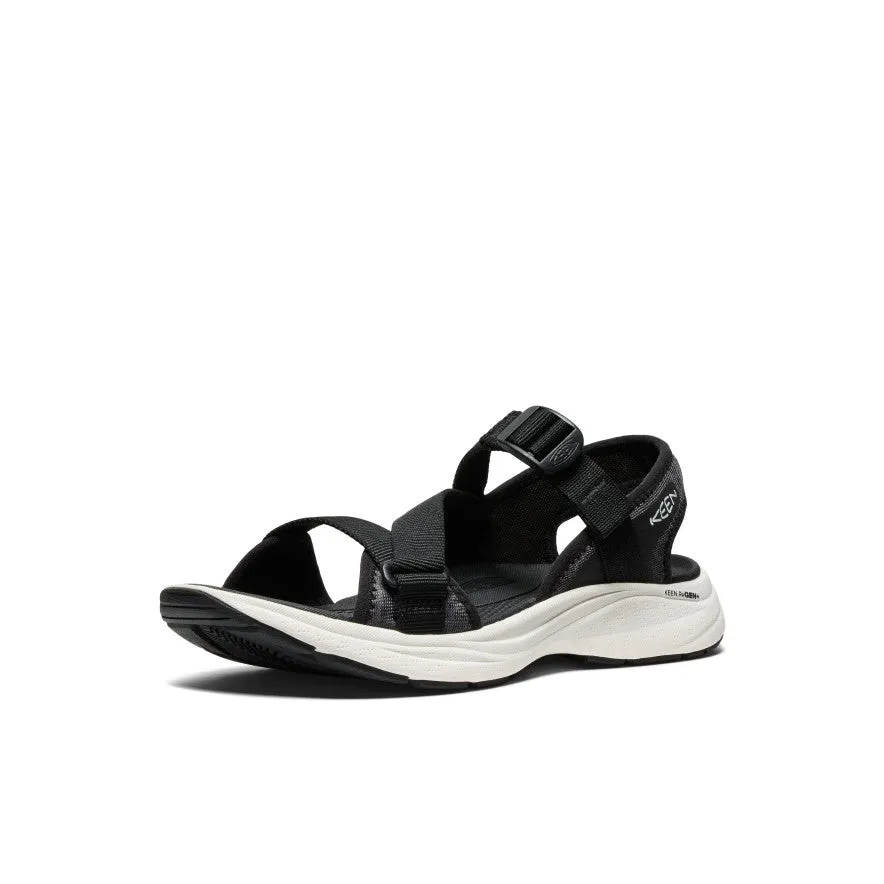 Women's Leiki Open-Toe Sandal  |  Black/Star White Effortless Sandals