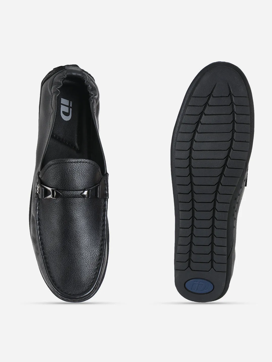 Men's Black All Day Comfort Casual Loafer (ID1060) River Cross