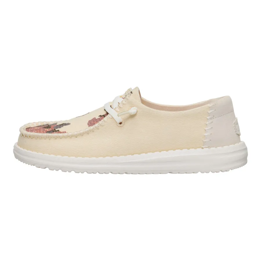 Daily Essential Comfortable Wear Wendy Cross Stitch - Wood Ash/Multi