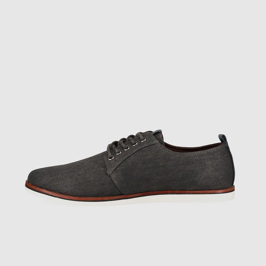 Padded Ankle Collar Rush Casual Shoes Charcoal
