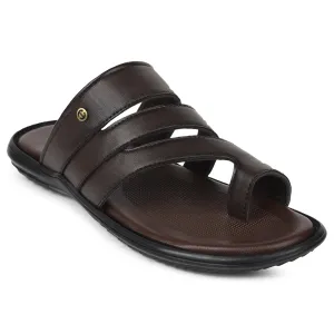 Healers Brown Casual Slipper For Mens AOL-12 By Liberty Summer cool