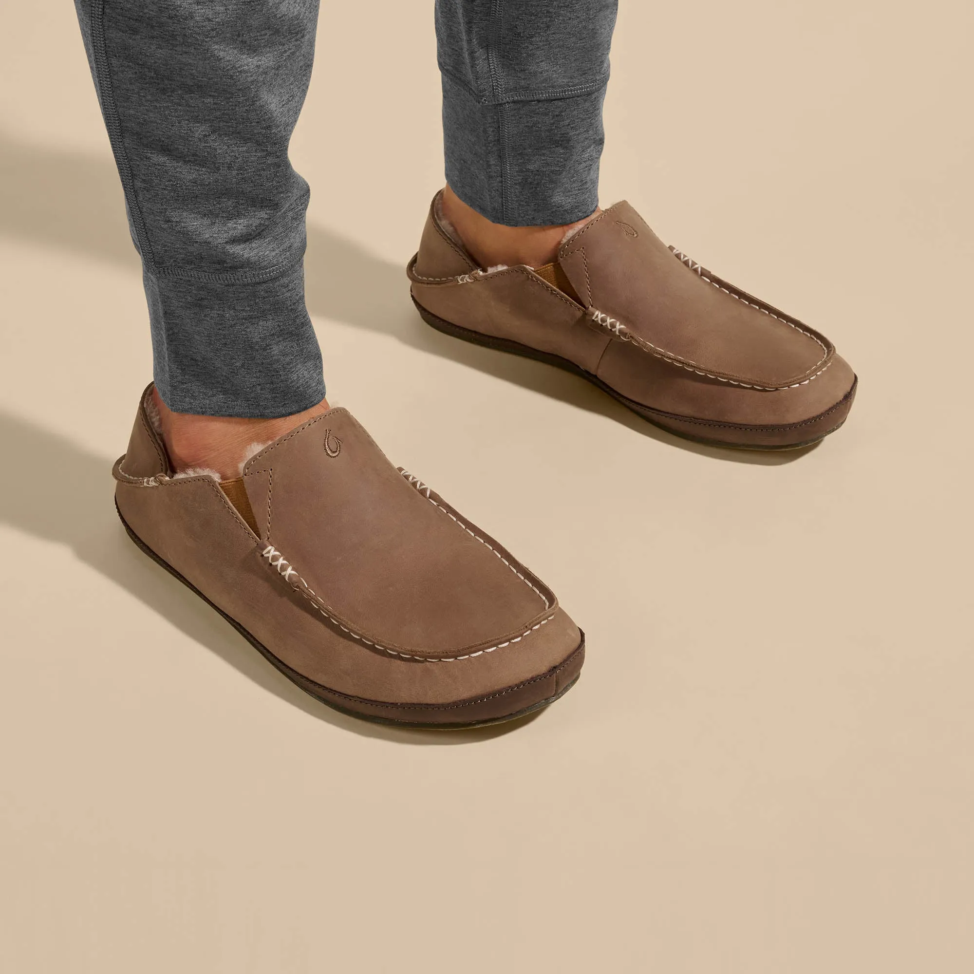 Molo Slipper - Toffee / Dark Wood Sandal Strap Relax Fit Shoes