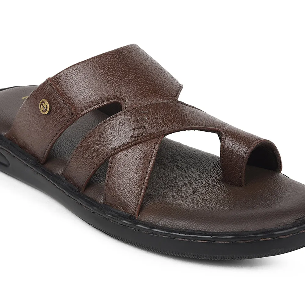 Healers Brown Casual Slipper For Mens AOL-10 By Liberty Quick Drying Weekend Errands