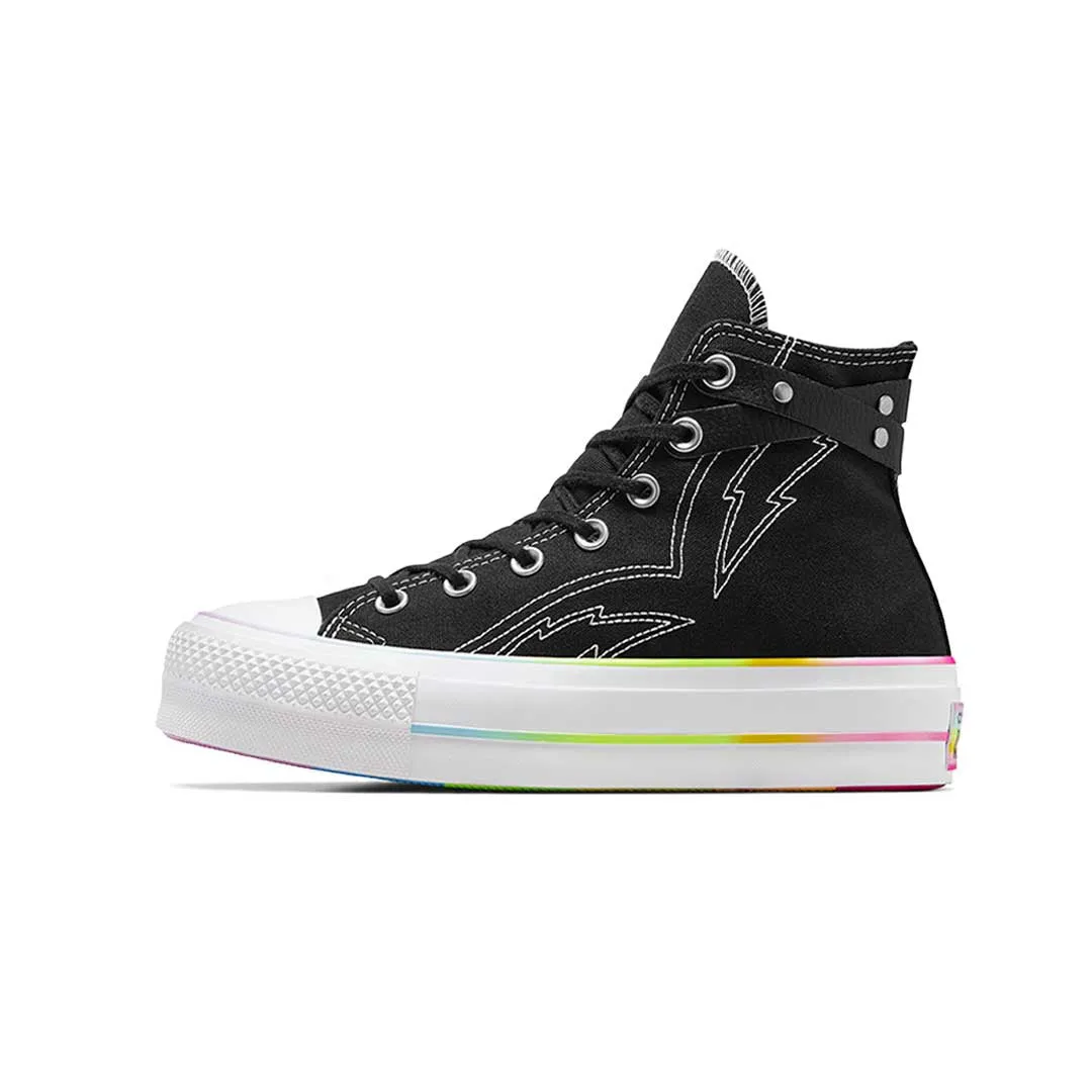 Converse - Unisex Chuck Taylor All Star Lift Platform Pride High Top Shoes (A10218C) Stage Glow
