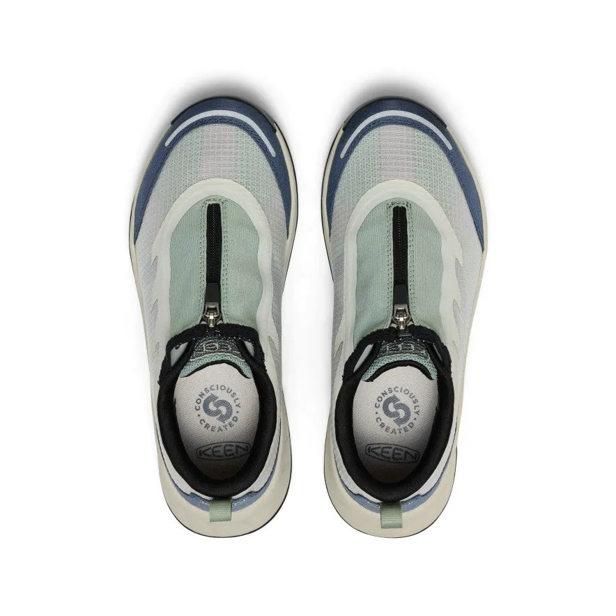 Women's TTS Zip Sneaker  |  Iceberg Green/Vintage Indigo Lightweight Sole Foam Midsole
