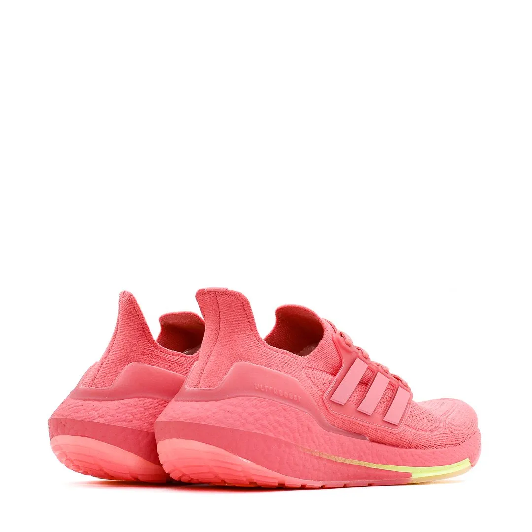 Adidas Running Women Ultraboost 21 Hazy Rose FY0426 Comfort Heel