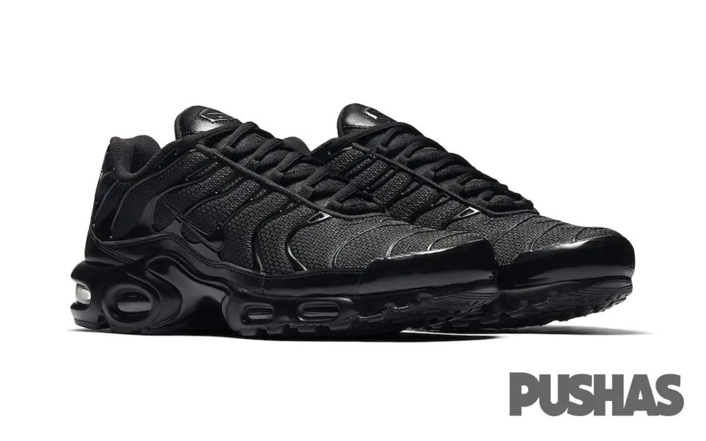Breathable Material Air Max Plus 'Triple Black' GS (2020)
