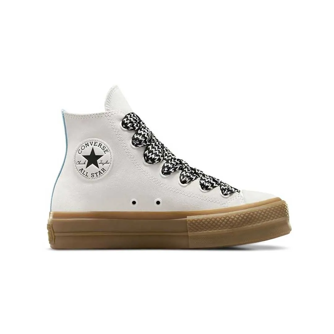Cosmic Glow Velvet Soft Converse - Women's Chuck Taylor All Star Lift High Top Shoes (A10414C)