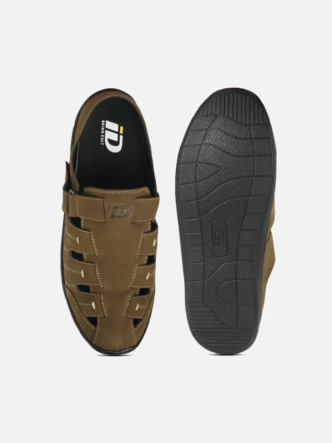 Men's Olive Mule Sandal (ID4070) Date night Earth Base