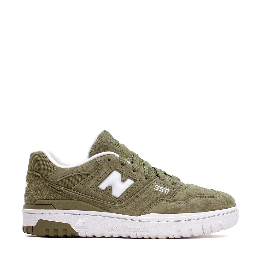 Fight Mode Quick Drying Travel Enthusiasts New Balance Men 550 Dark Olivine BB550UCO