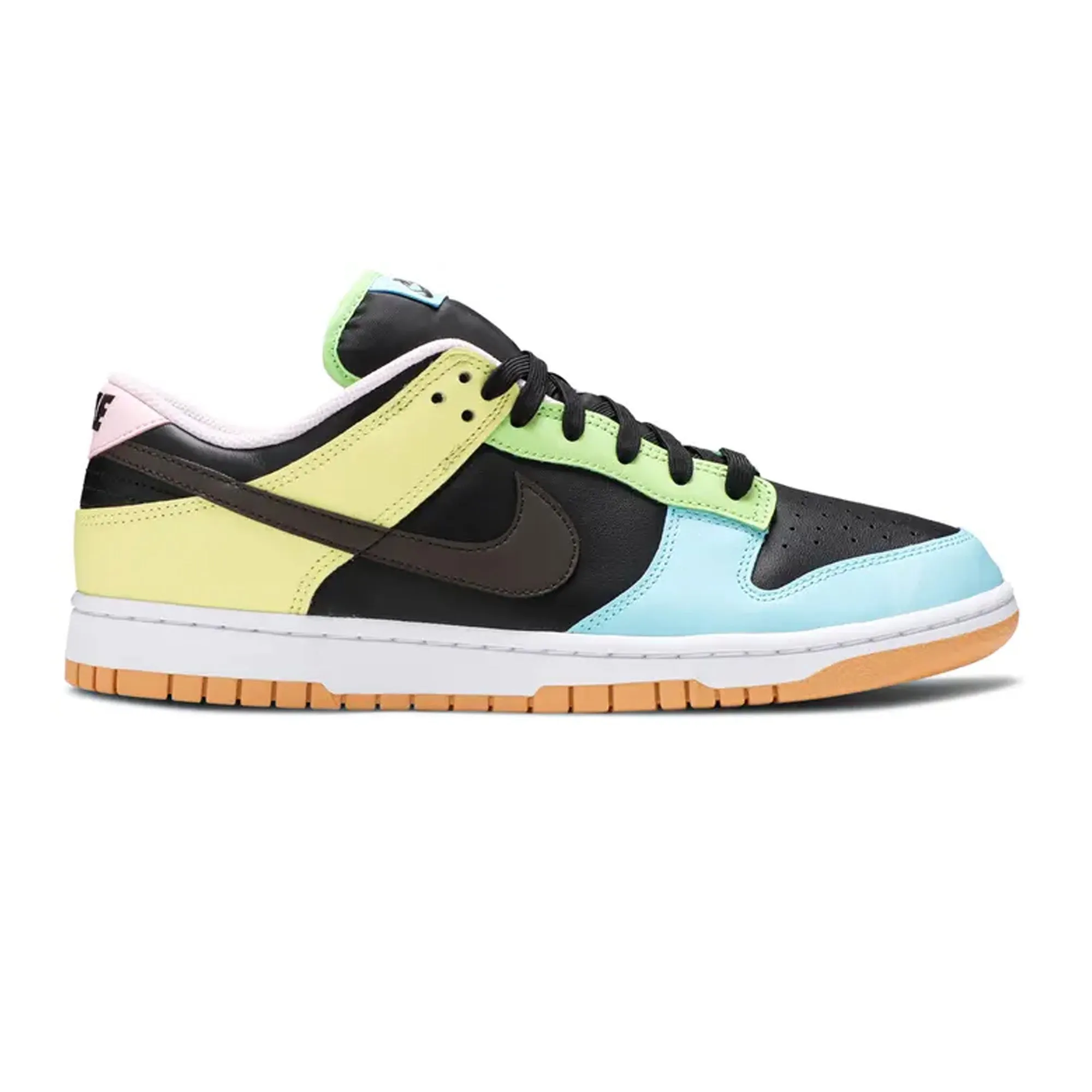 Nike Dunk Low 'Free 99' - Black Night Out Memory Foam Airport Travel
