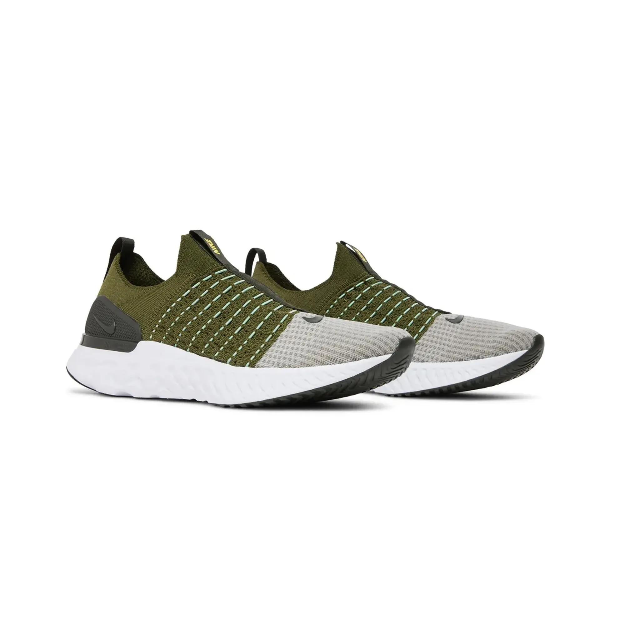 Office Smart Water Edge Nike React Phantom Run Flyknit 2 'Rough Green Sequoia' (2022)