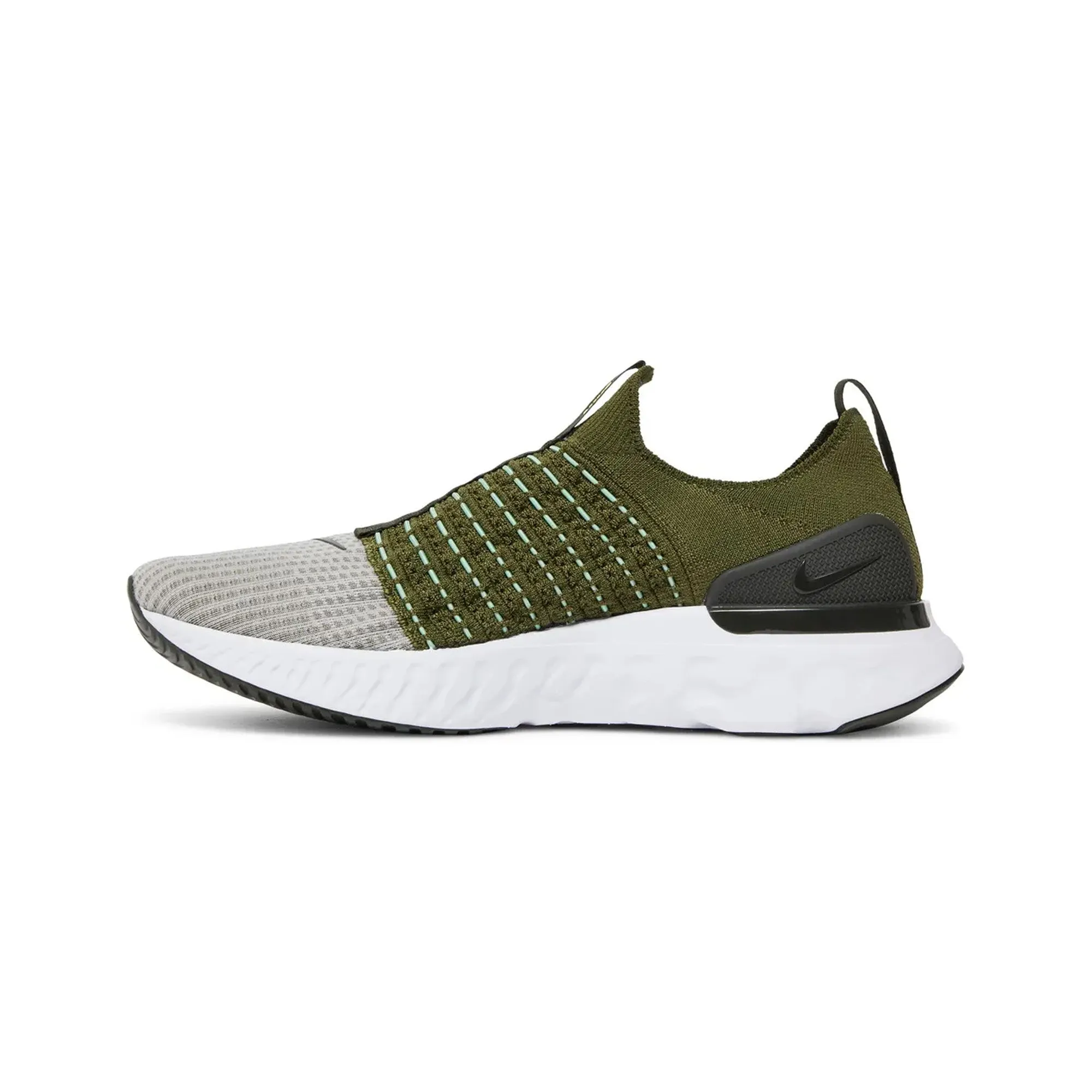 Dance Fit Sweat Resistant Indoor Fitness Nike React Phantom Run Flyknit 2 'Rough Green Sequoia' (2022)
