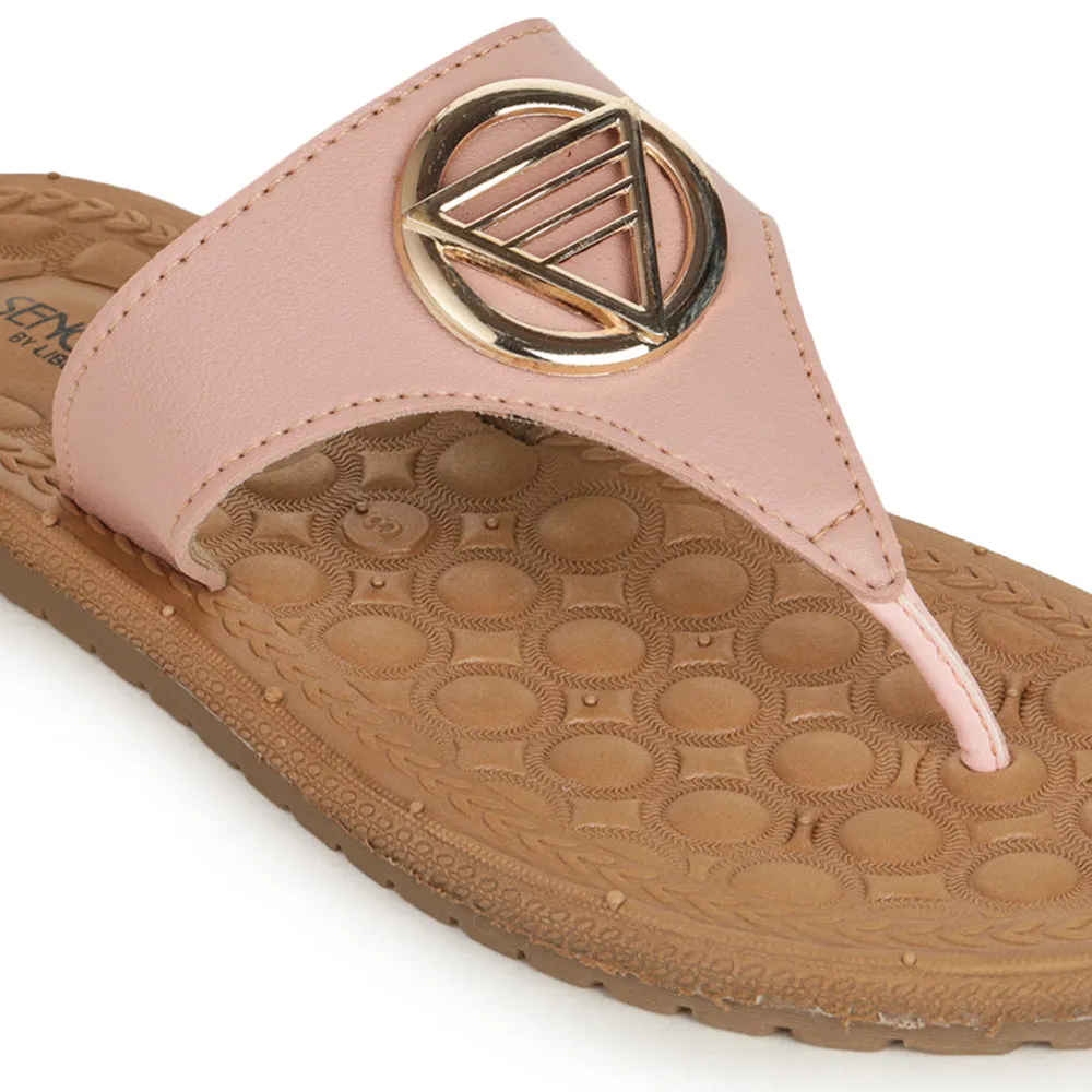 Senorita Casual Pink Slipper For Women Ch-509 By Liberty Training Fit