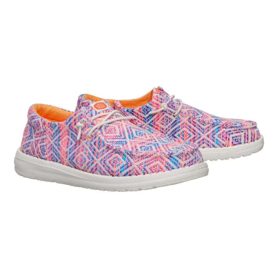 Wendy Funk Surf Baja - Blue/Pink/Multi Training Mode Comfort Shank