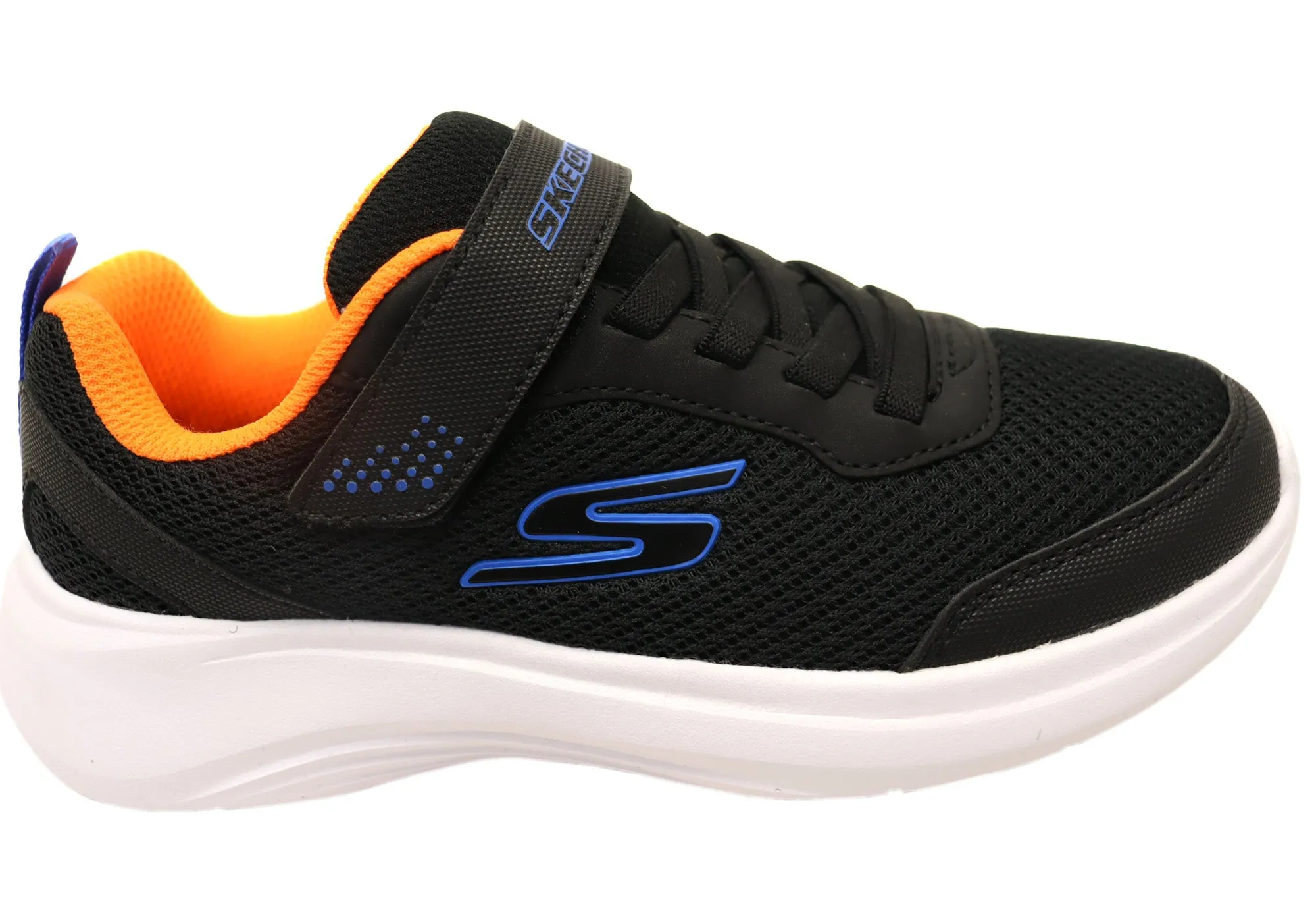 Skechers Kids Boys Selectors Reset Achieved Adjustable Strap Shoes Durable kids' shoes