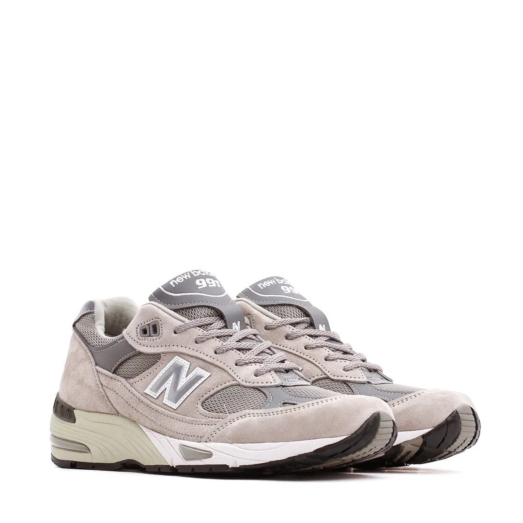 Quick Drying Weekend Errands Vintage Mood New Balance Men 991 Silver Grey Made In England M991GL