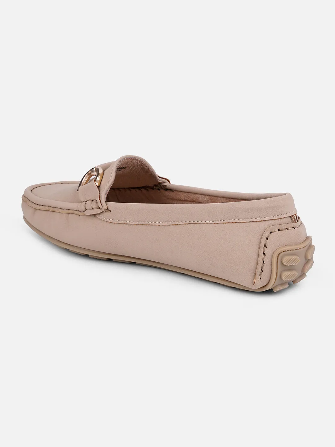 Women's Khaki Soft & Premium Loafers (IU2001) Faux Leather Smart Casual