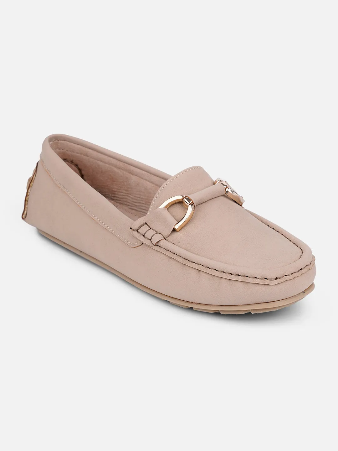 Women's Khaki Soft & Premium Loafers (IU2001) No Lace