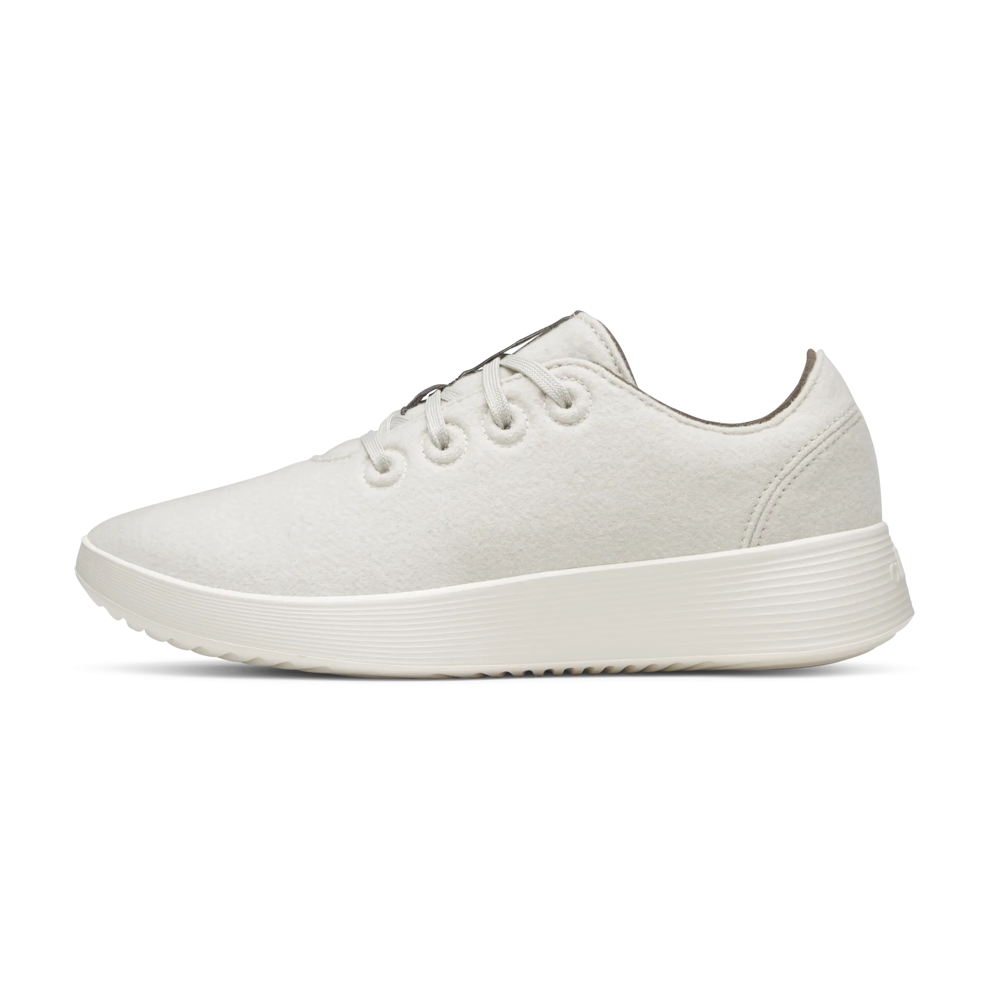 High Function Women's Wool Runner Go - Weathered White (Twilight White Sole)