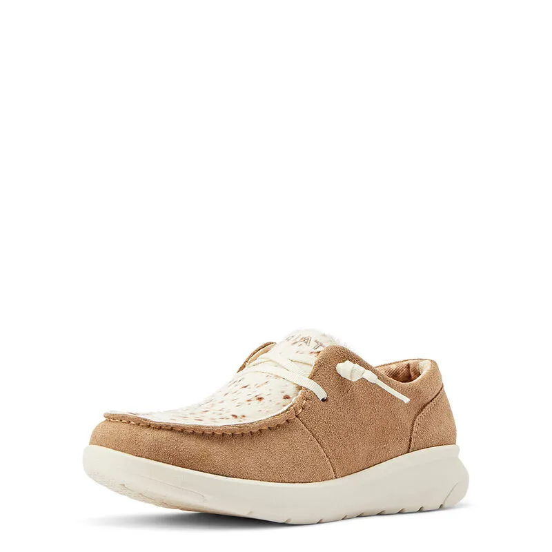 Daily Flow Busy Lifestyle Ariat Ladies' Walnut Hair on Hilo Shoe