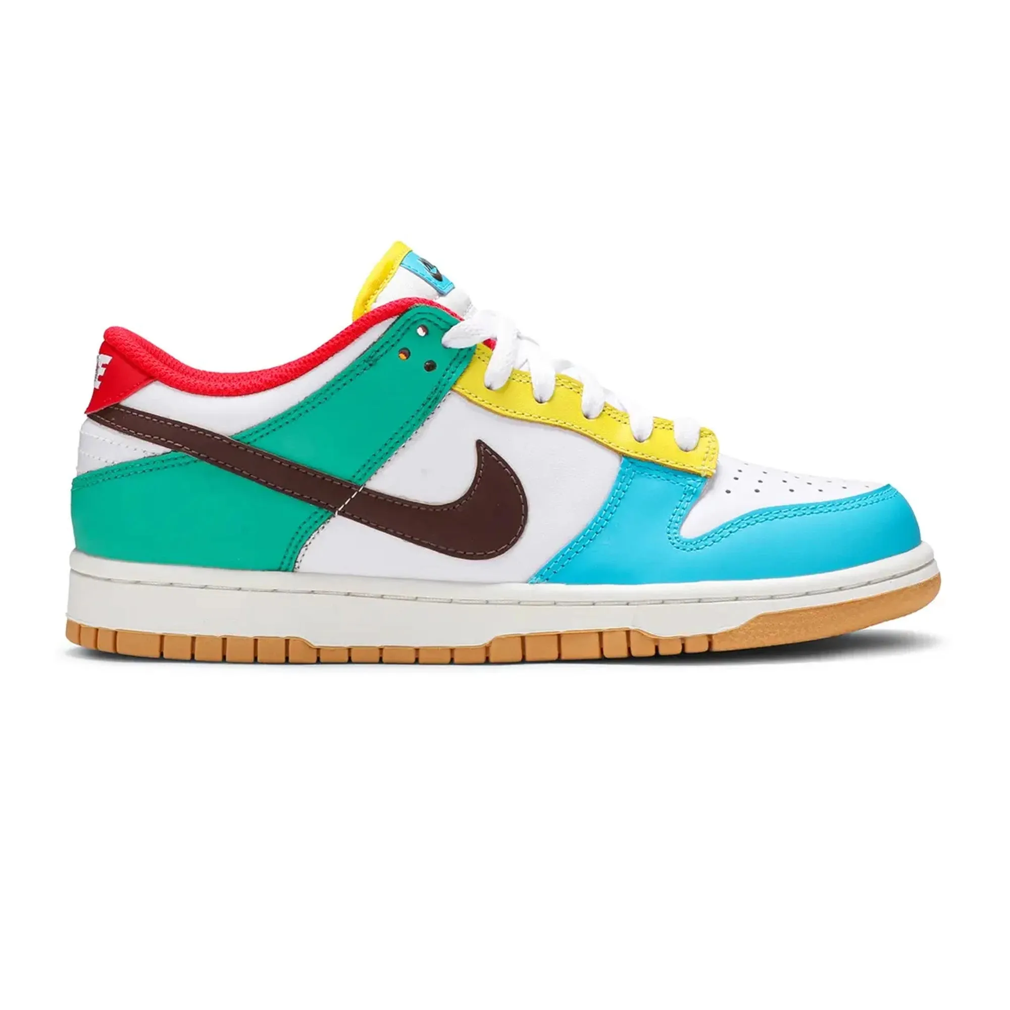 Nike Dunk Low Free 99 'White' GS (2021) Foot Support Daily Chill