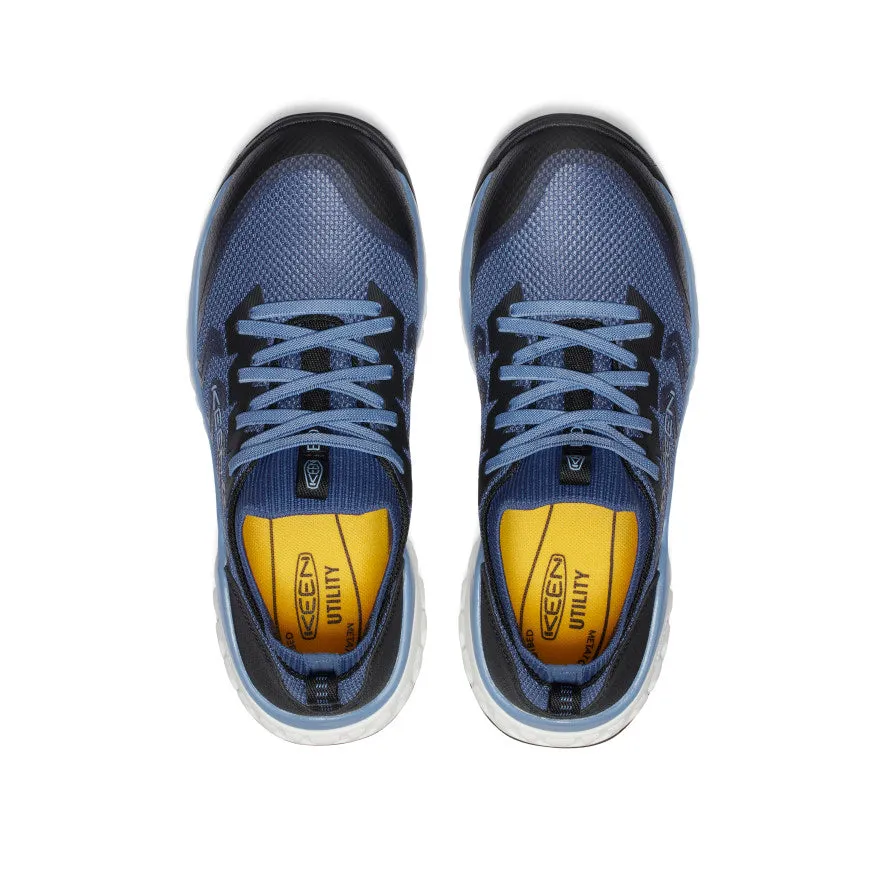 Warm Core Women's Arvada Shift ESD Work Sneaker (Carbon Toe)  |  Vintage Indigo/Faded Denim