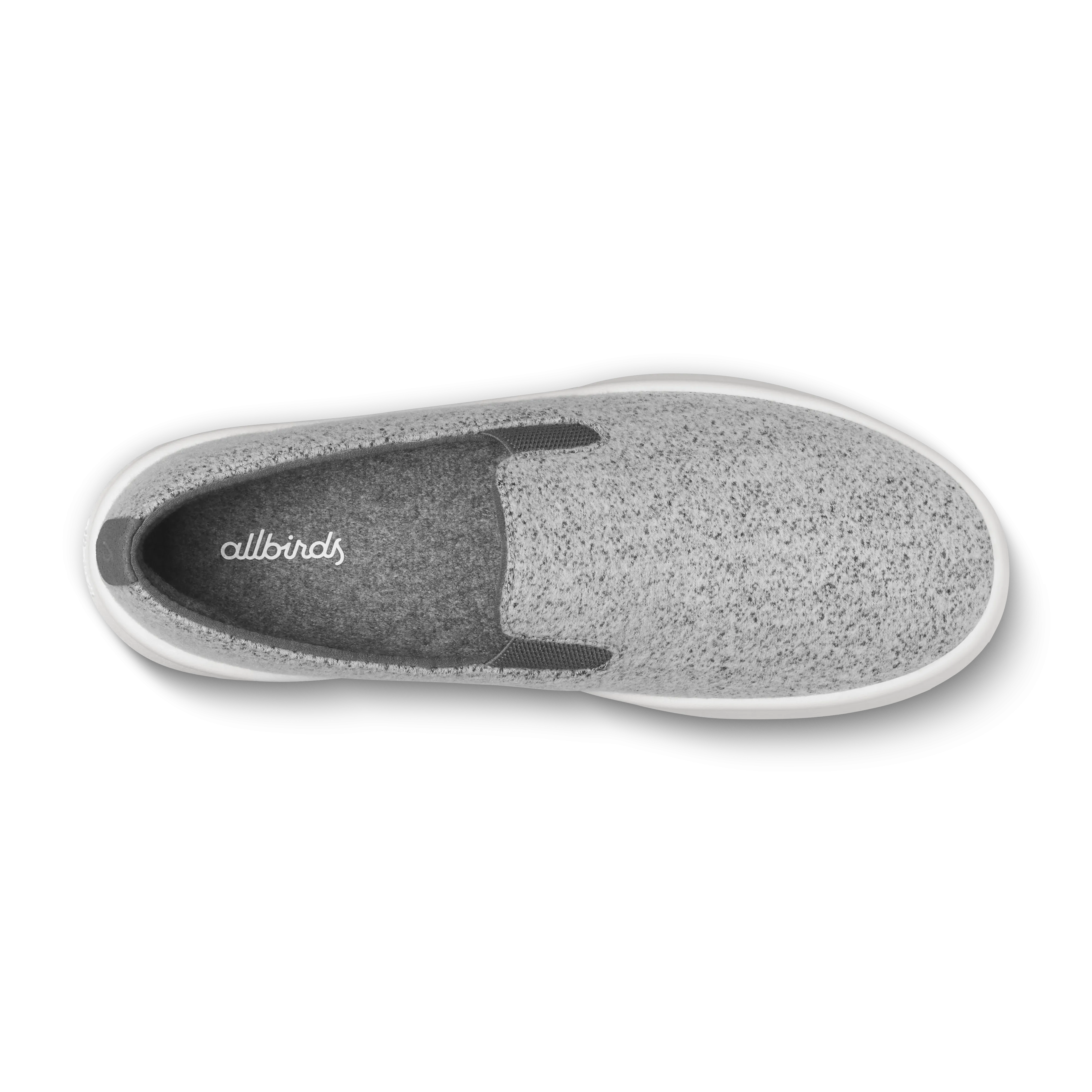 Men's Wool Cruiser Slip On - Medium Grey (Blizzard Sole) Relaxed Beach Walk