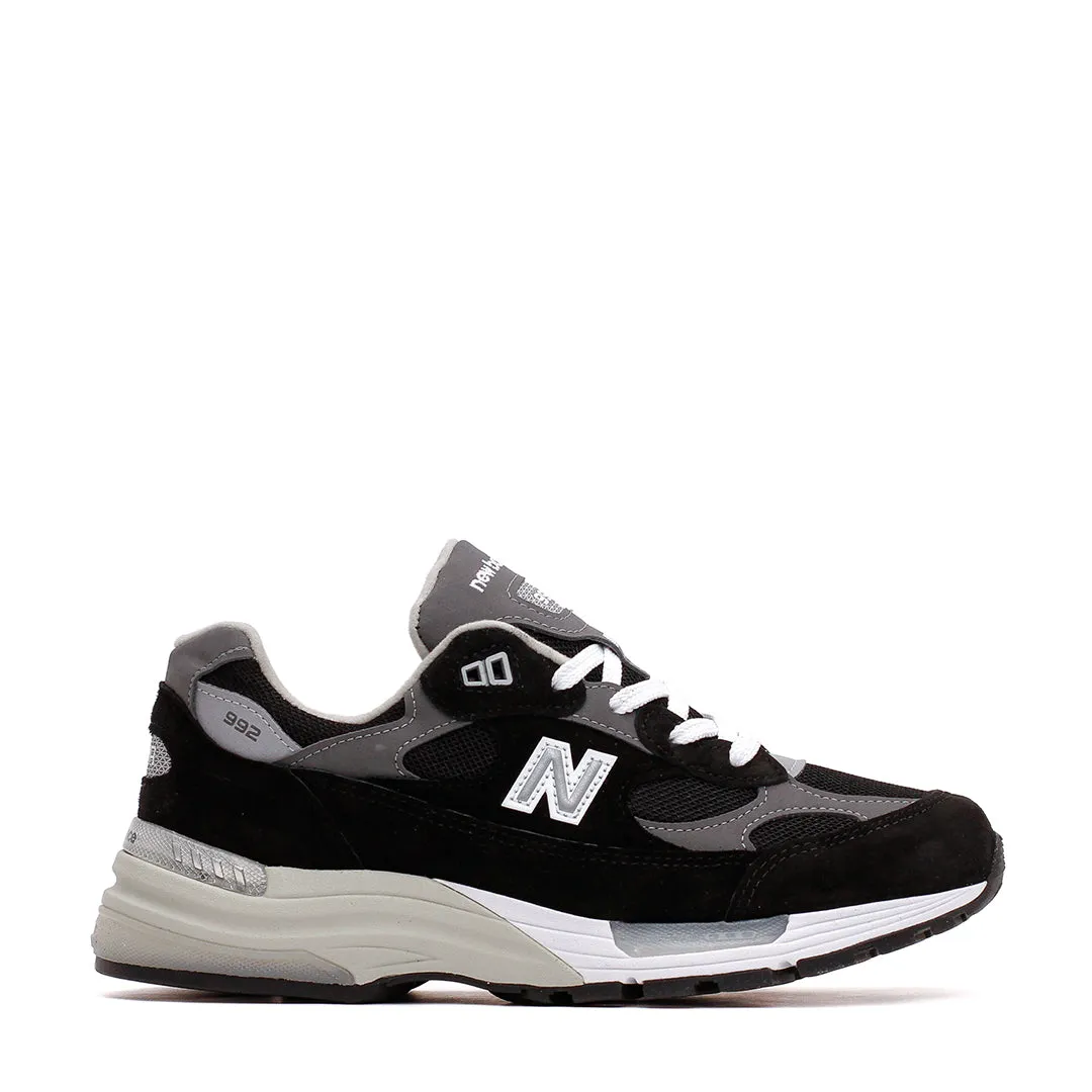 New Balance Unisex Made in USA 992 Black U992BK Silk Feel Week Easy