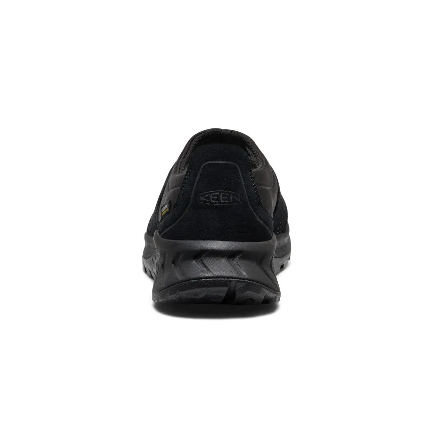 Elastic Bands Men's TTS Moc Waterproof Sneaker  |  Black/Black