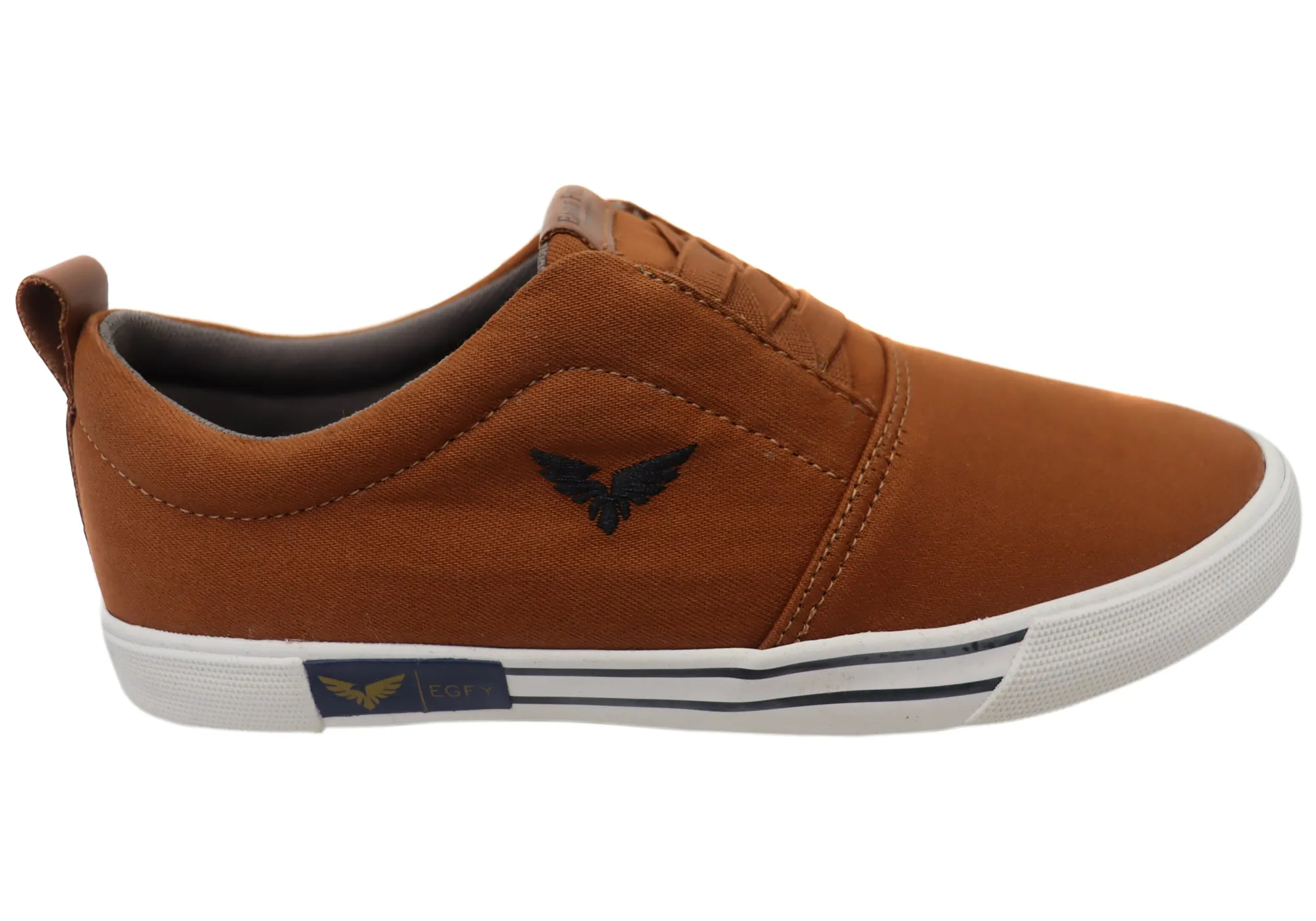 Walk Gear Grass Hike Eagle Fly Ray Mens Comfortable Slip On Casual Shoes Made In Brazil