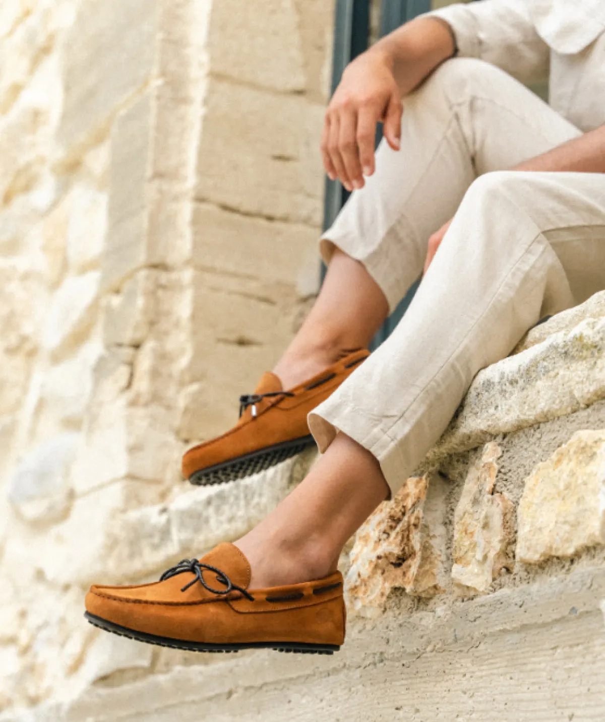 Mocassin CANCUN Daim Tabac Maximum touch
