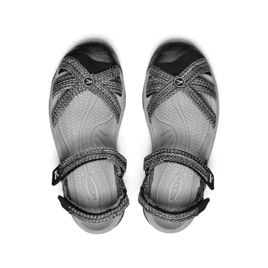 Women's Bali Strap Sandal  |  Alloy/Black Full Motion Back friendly