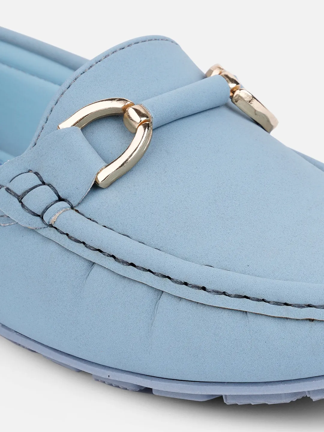 Women's Sky Blue Soft & Premium Loafers (IU2001) High-Quality Shoes