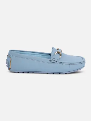 Women's Sky Blue Soft & Premium Loafers (IU2001) Comfort Driven